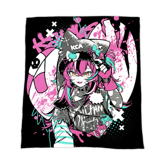 KatChan Heart Blanket