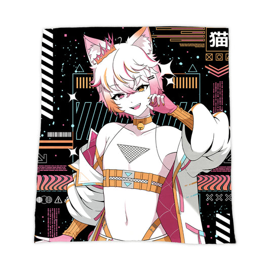 Rokiishi "Silly Catboy" Blanket