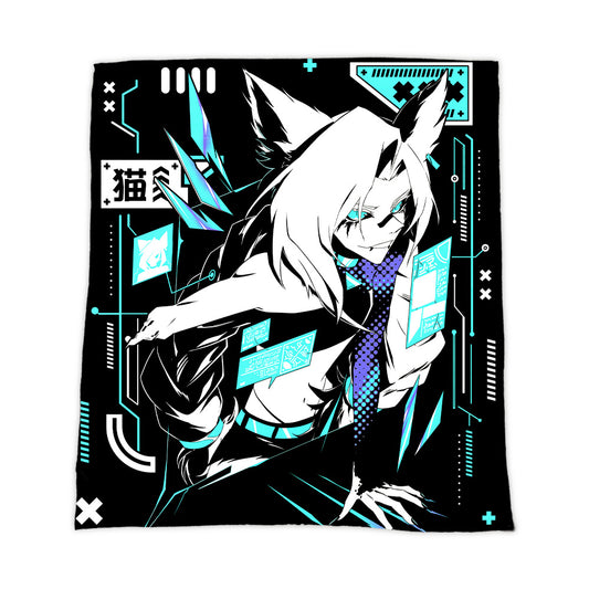 Meowmies "Cyber-Cat" Blanket