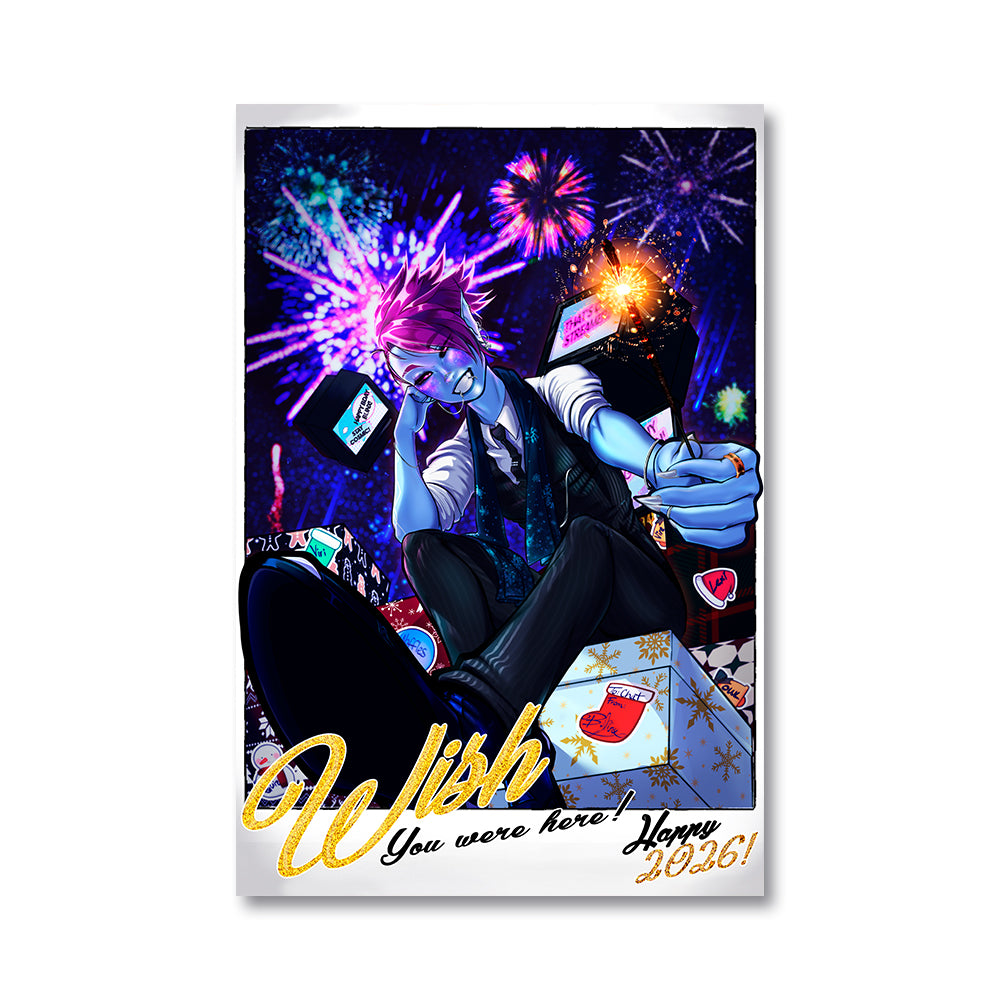 Blinx 'Cosmic Birthday' Poster