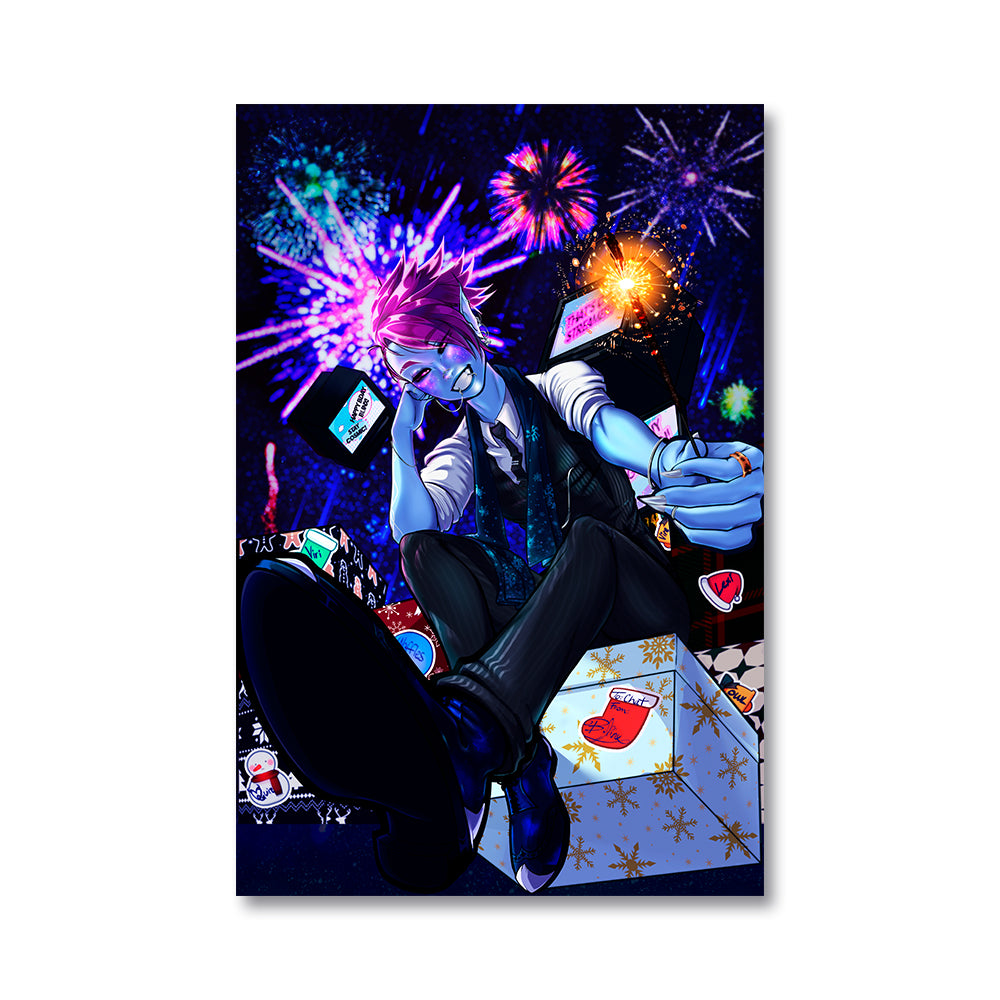 Blinx 'Cosmic Birthday' Poster