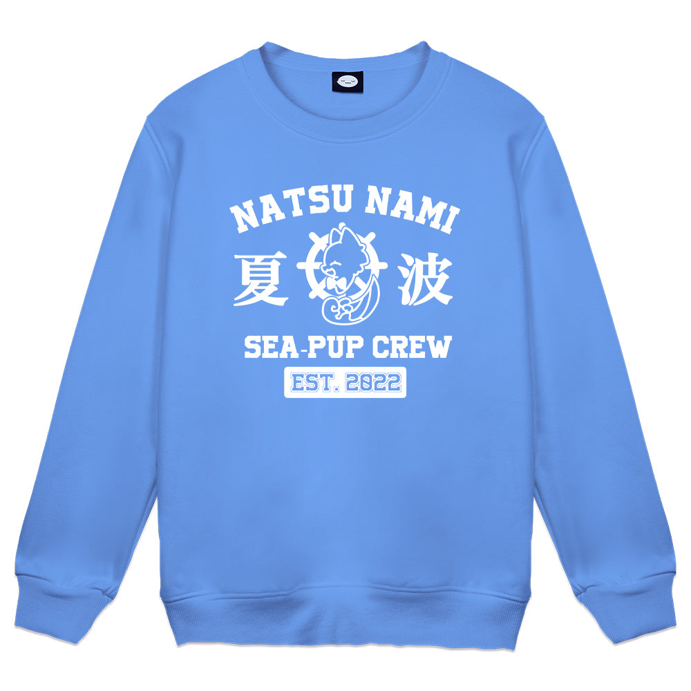 NatsuNami SEA-PUP Blue Crewneck V.2