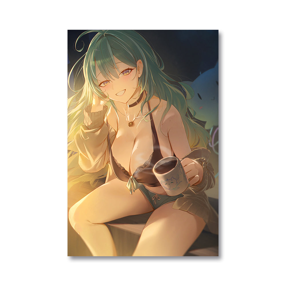 Bluebell "Morning Coffee" Poster - Yones