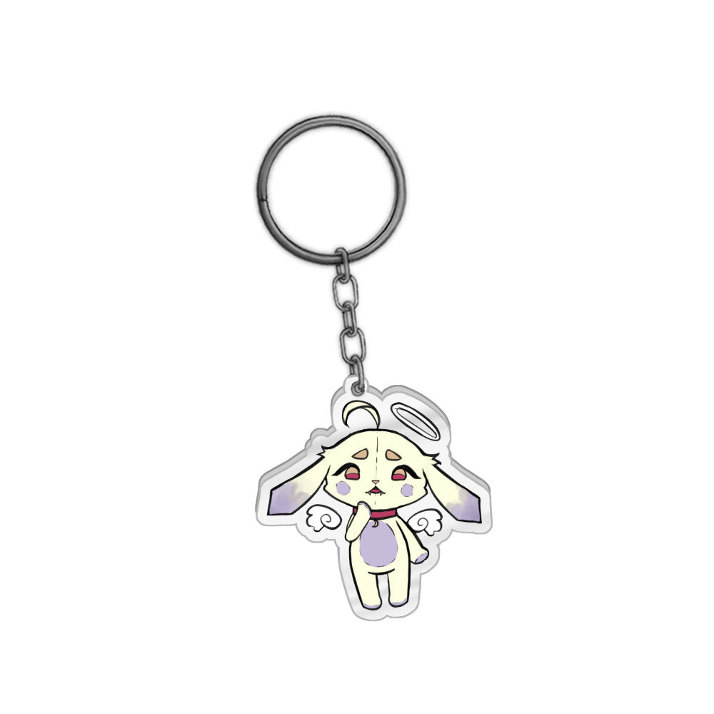Rosario Grim Angel Keychain