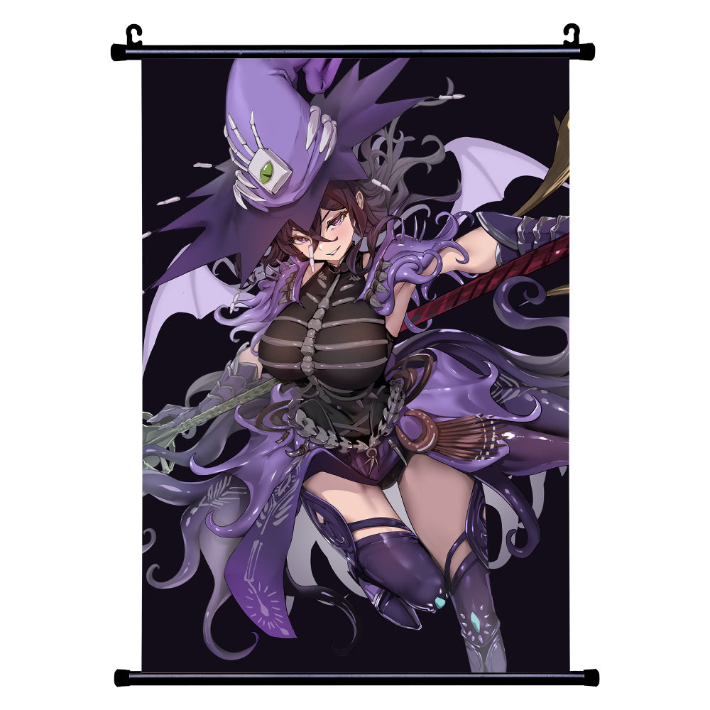 Brewing Witch Wall Scroll