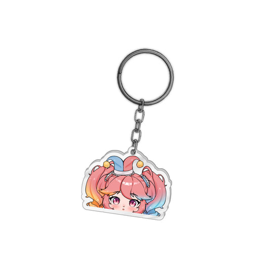 BubbleGumtheClown Whos That Keychain