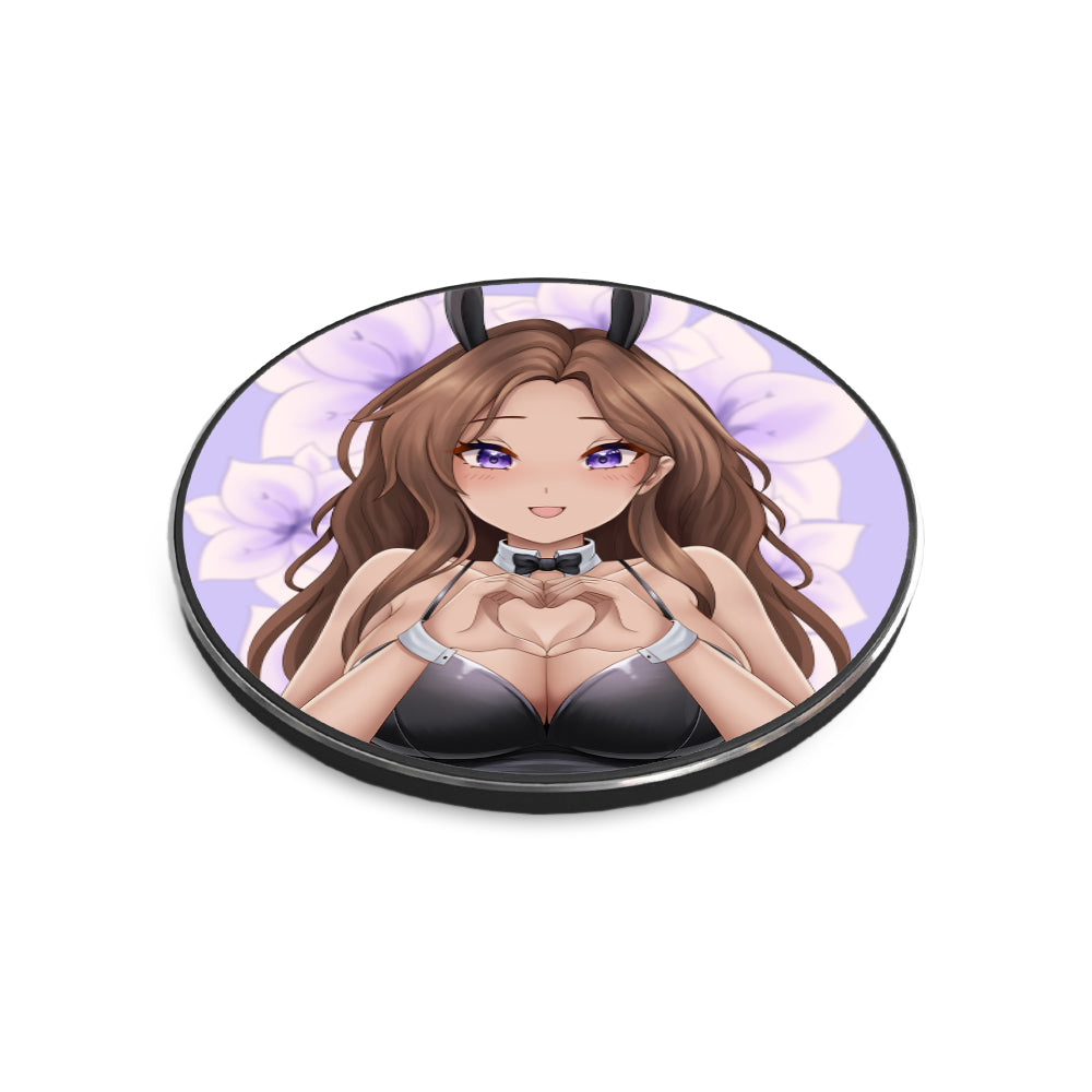 BunnyWinterLily Purple Bunnysuit wireless charger