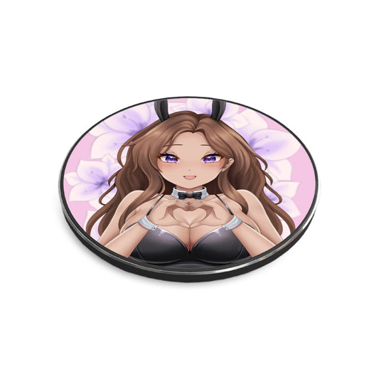 BunnyWinterLily Pink Bunnysuit wireless charger