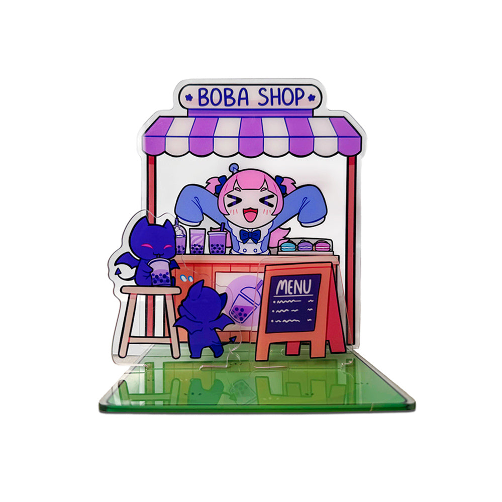 Camimi Taro Boba Shop Multilayer Standee