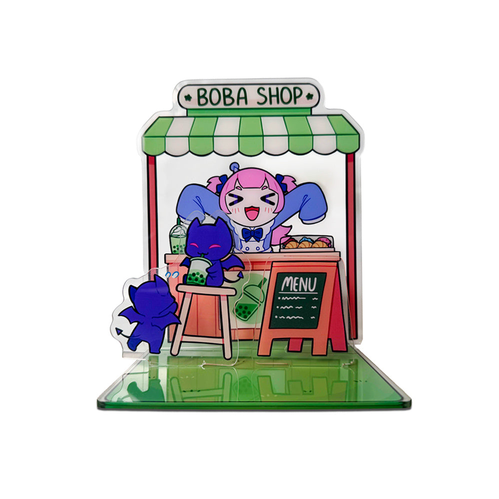 Camimi Matcha Boba Shop Multilayer Standee