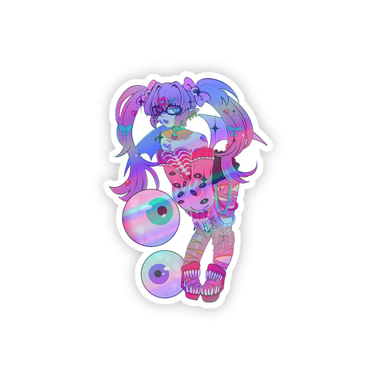 Candlehearts Holographic Sticker