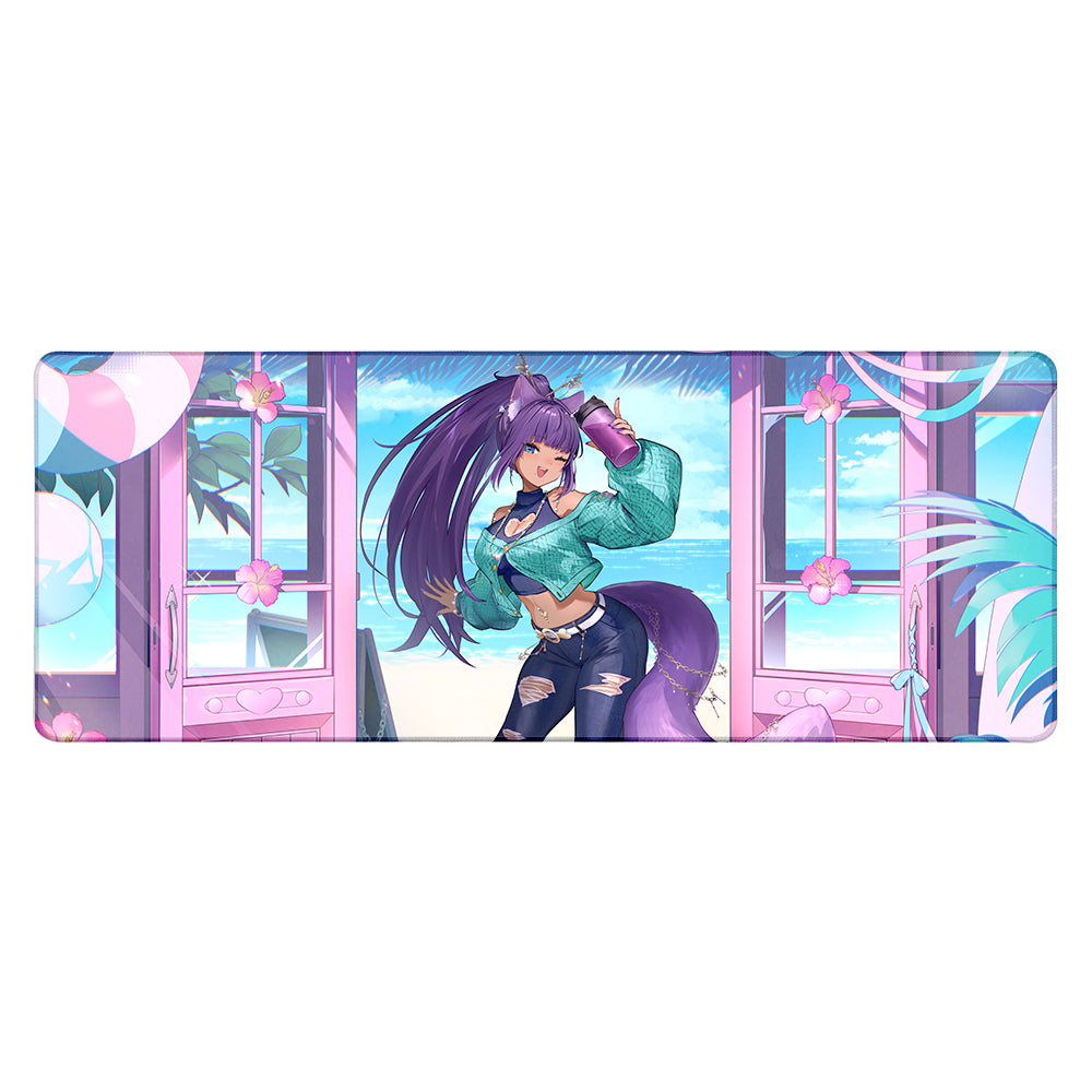 ChaChaYourVmom Tropical Mama XL Mousepad