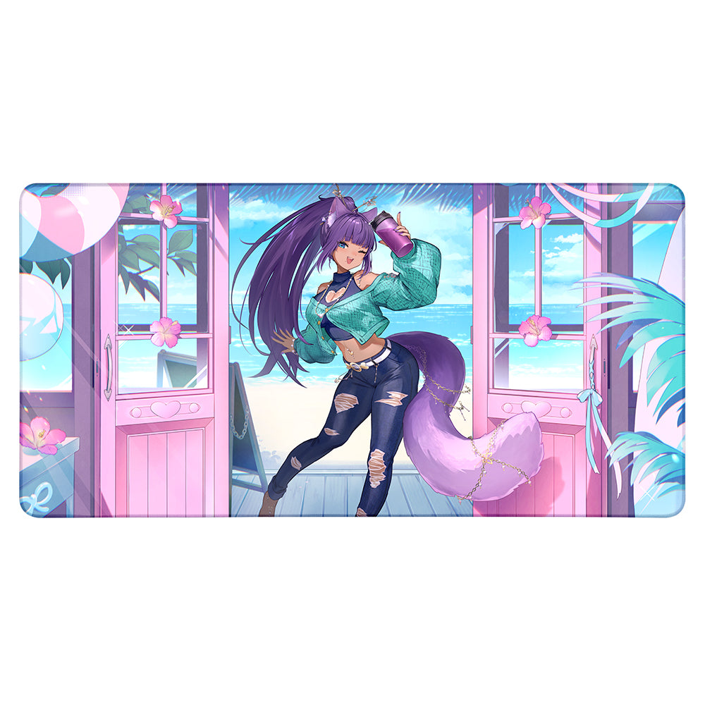 ChaChaYourVmom Tropical Mama XXL Mousepad