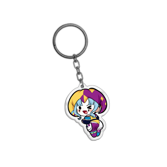 CharMaeMengMing "Harlequin's Hindquarters" Keychain