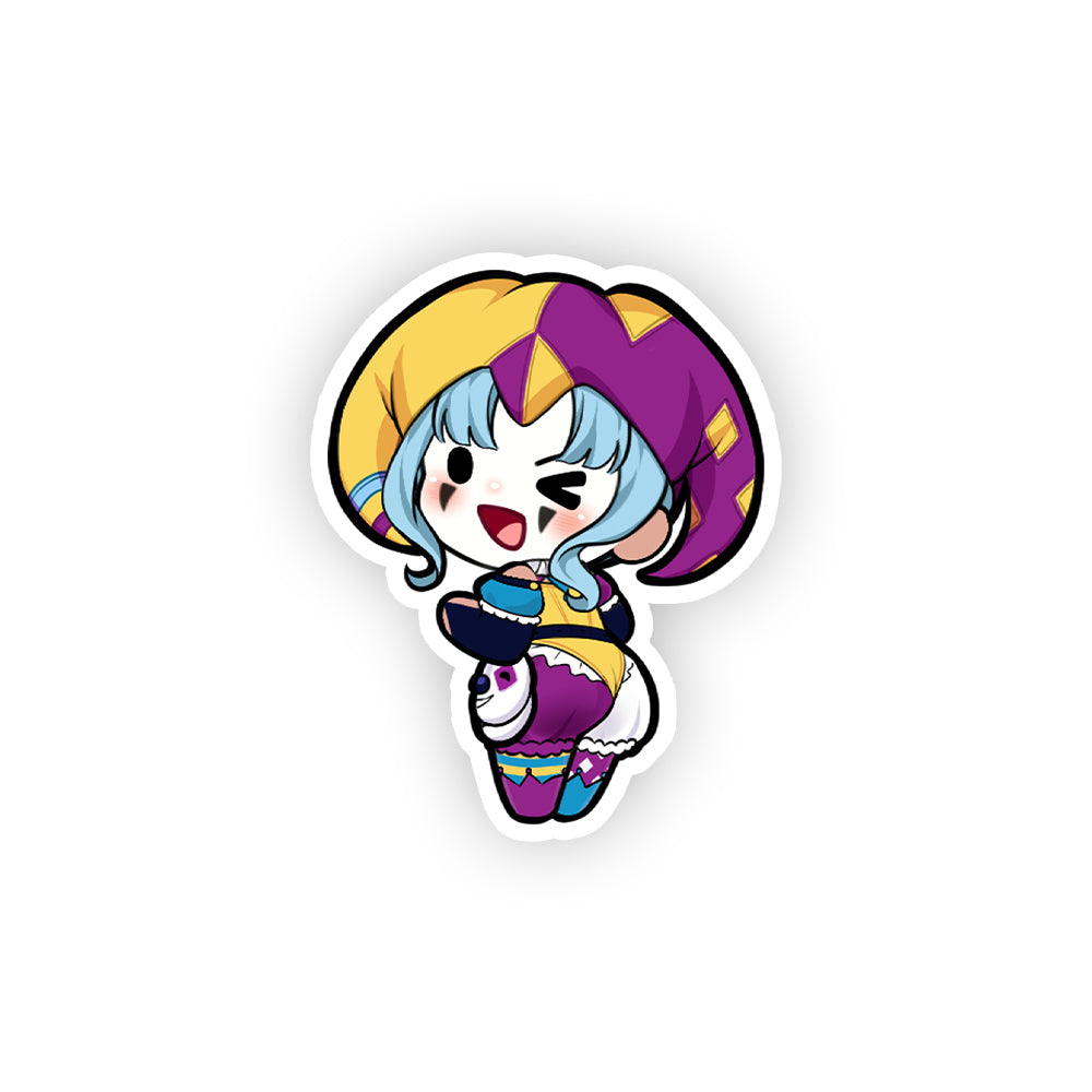 CharMaeMengMing "Harlequin's Hindquarters" Sticker