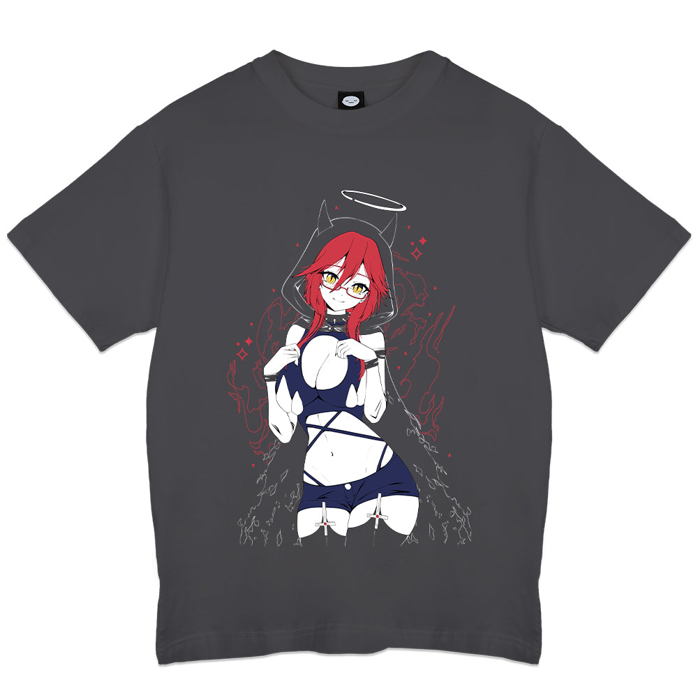 LuciBubz Slice of Hell T-Shirt - Charcoal