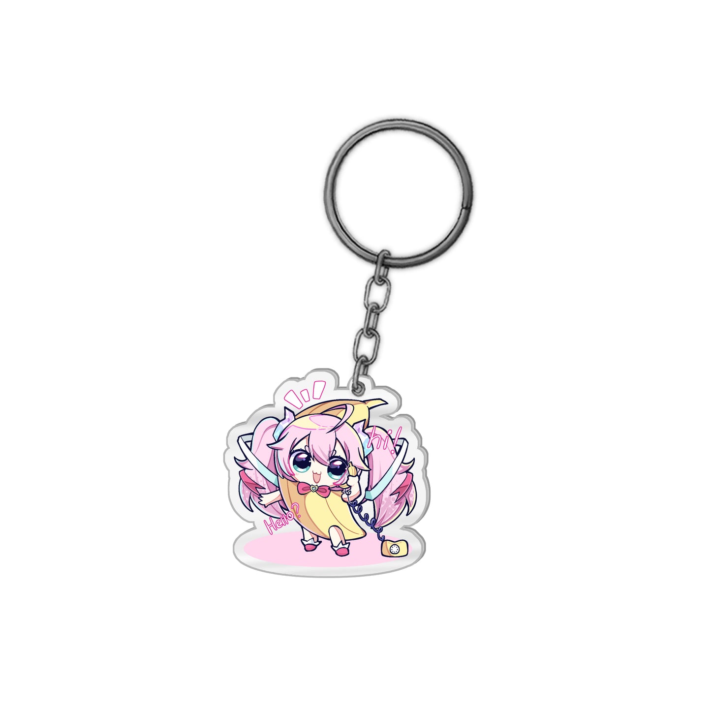 Chibidoki Banana Phone Keychain