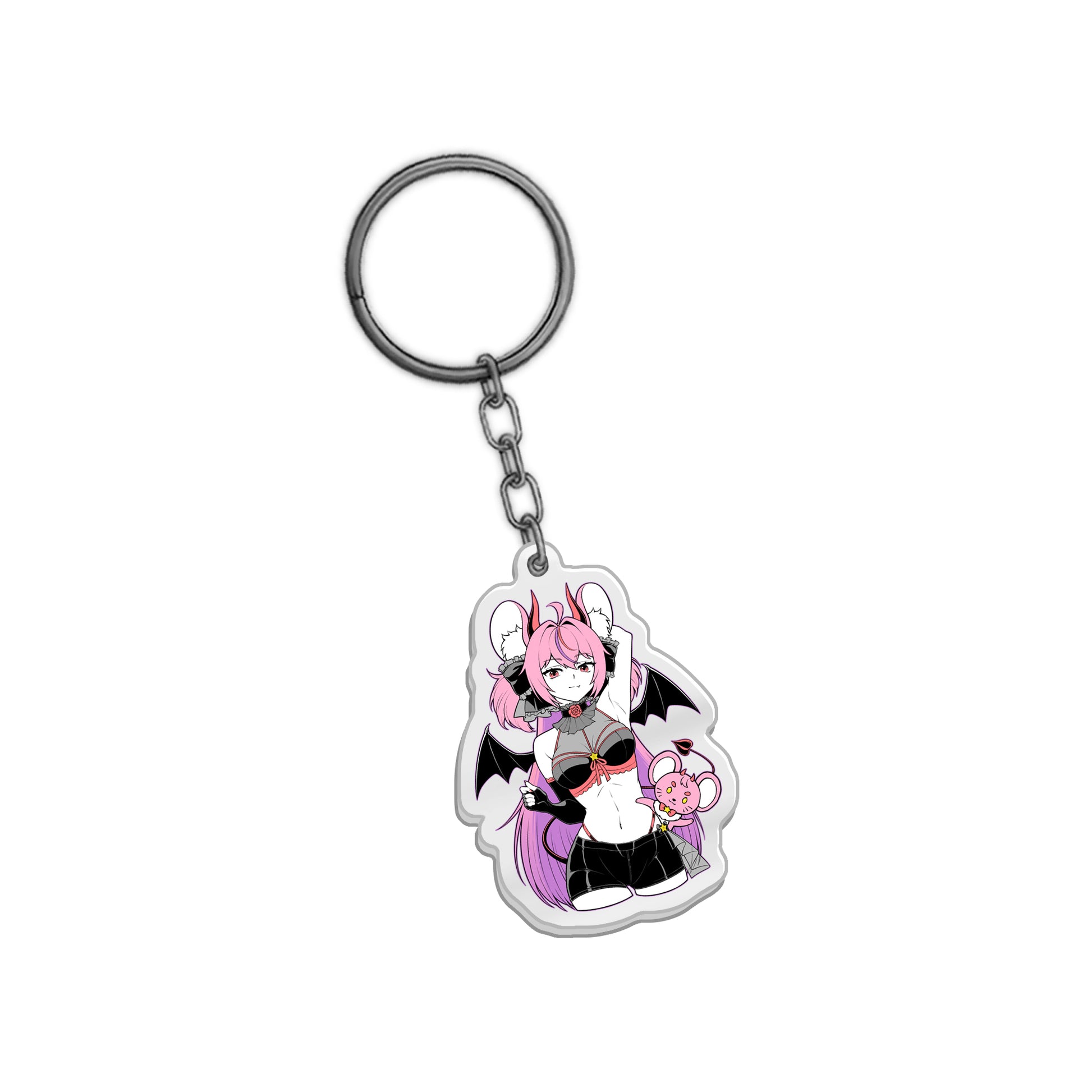 ChocoCoTV Galactic Mouse Keychain