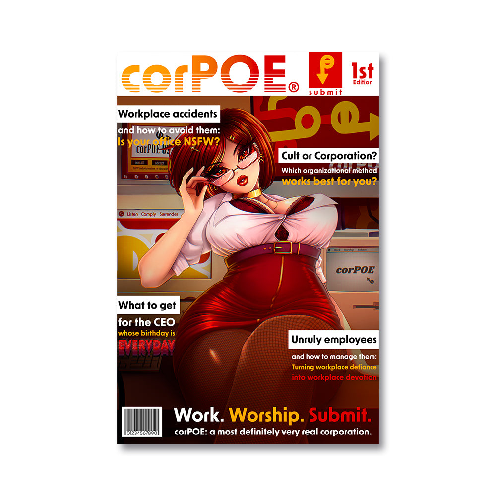 Church_of_Poe "Office Goddess" Poster