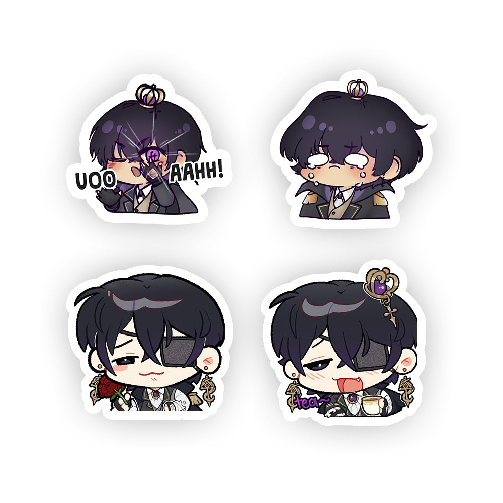 ClothoVMelodiam Chibi Sticker Pack