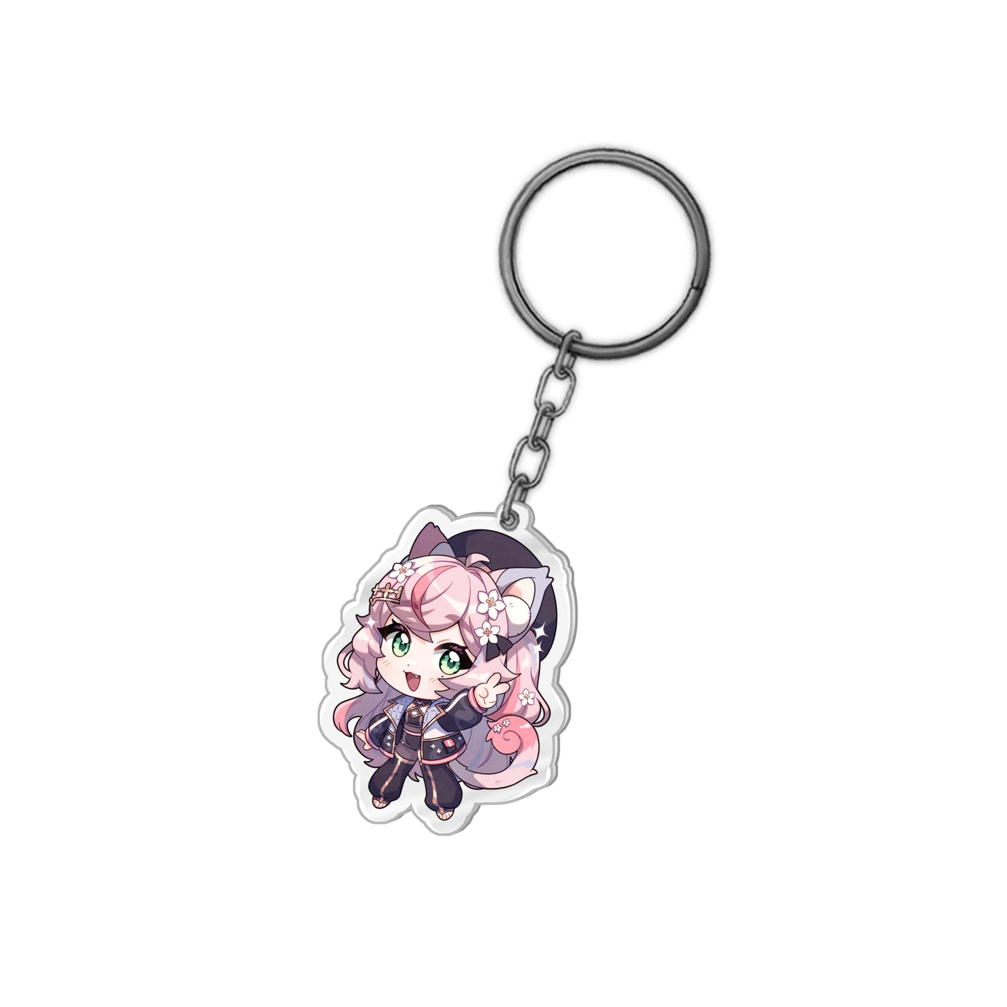 CookieHana Peace Keychain