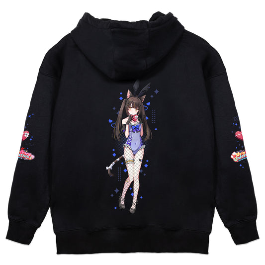 Miu Akumiya "Very Bunny Valentine's" Hoodie - Black