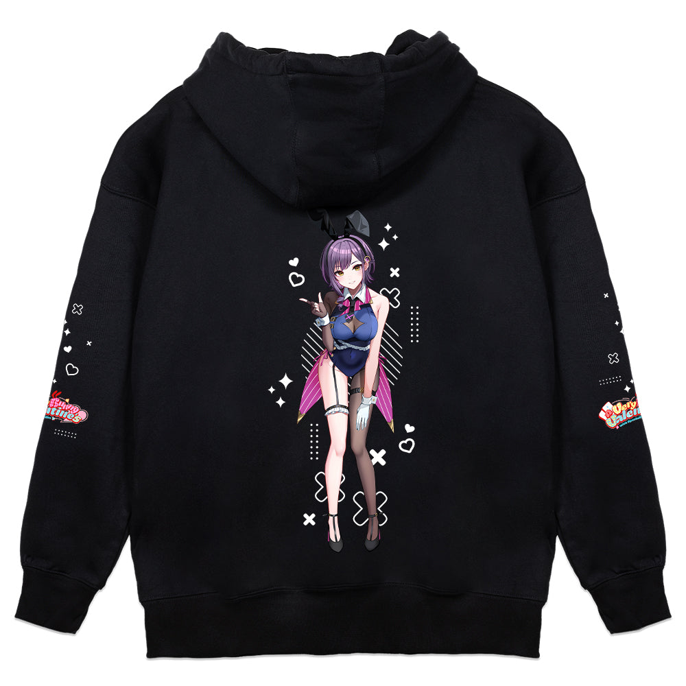 Victoria Valerie "Very Bunny Valentine's" Hoodie - Black