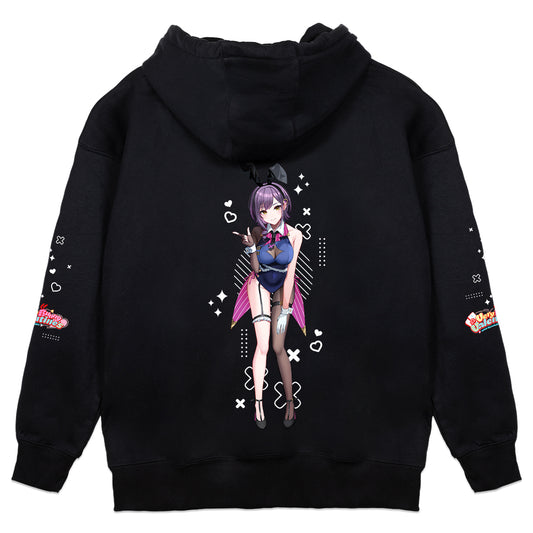 Victoria Valerie "Very Bunny Valentine's" Hoodie - Black