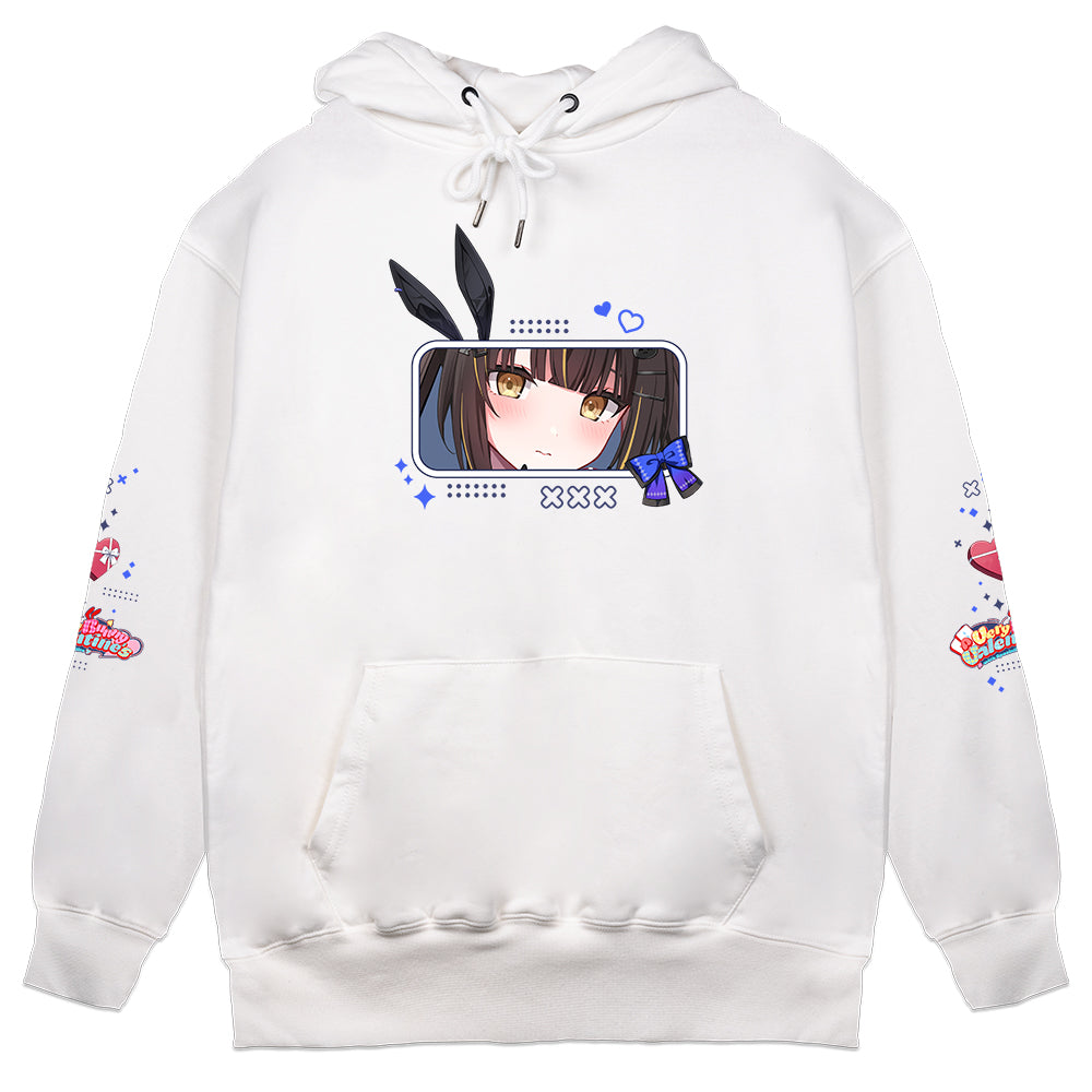 Miu Akumiya "Very Bunny Valentine's" Hoodie - White