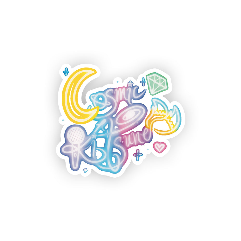 cosmickitsune Logo Sticker