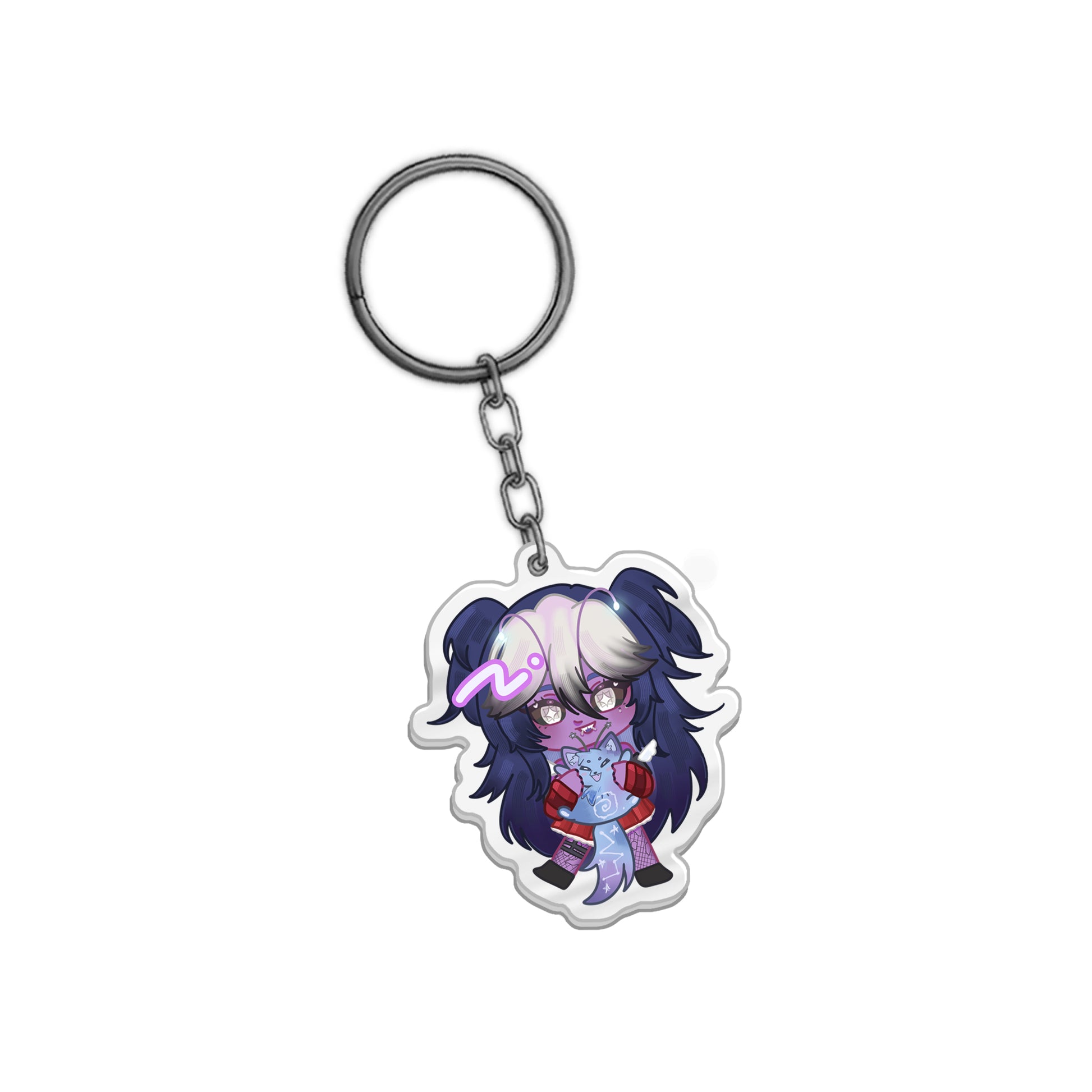 CosmicNova_vt "Chibi Alien" Keychain