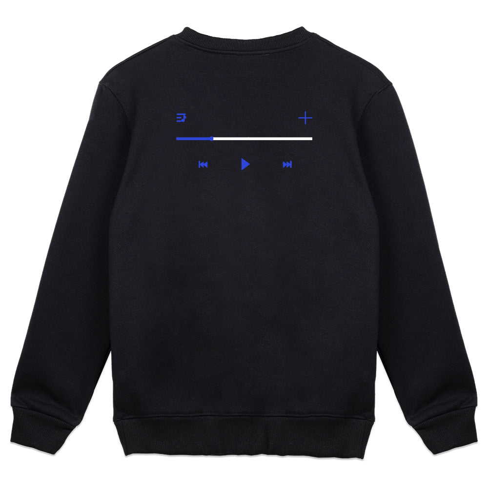 GumiSamaVT "Playlist" Crewneck - Black