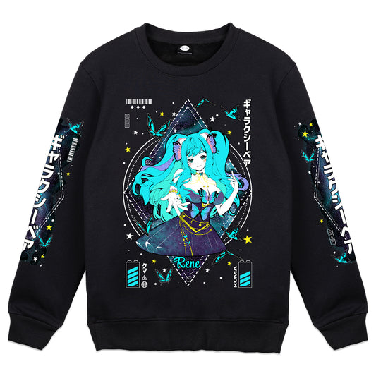 Renepo0h Galaxy Bear Crewneck