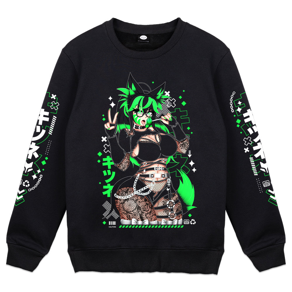 CuteAshhxFox Girl Crewneck