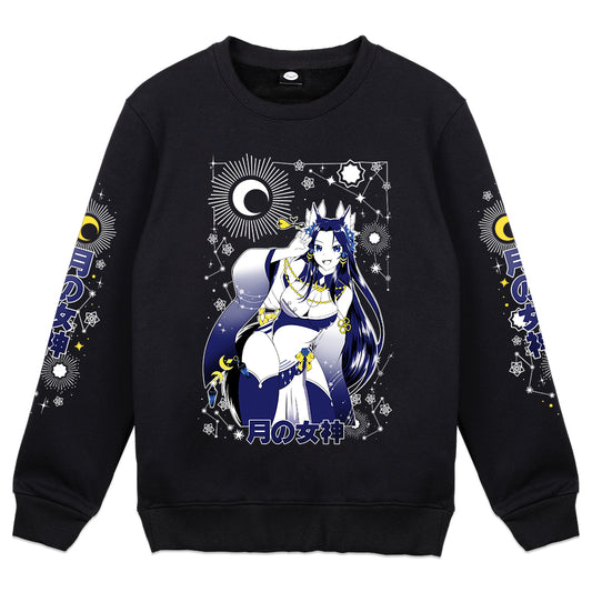 KasumiOkamiVT Moonlit Streetwear Crewneck