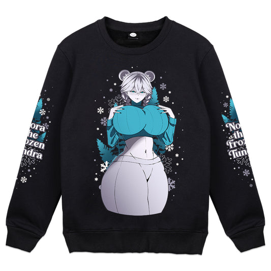 Nora the Frozen Tundra 'Frigid Merch' Crewneck