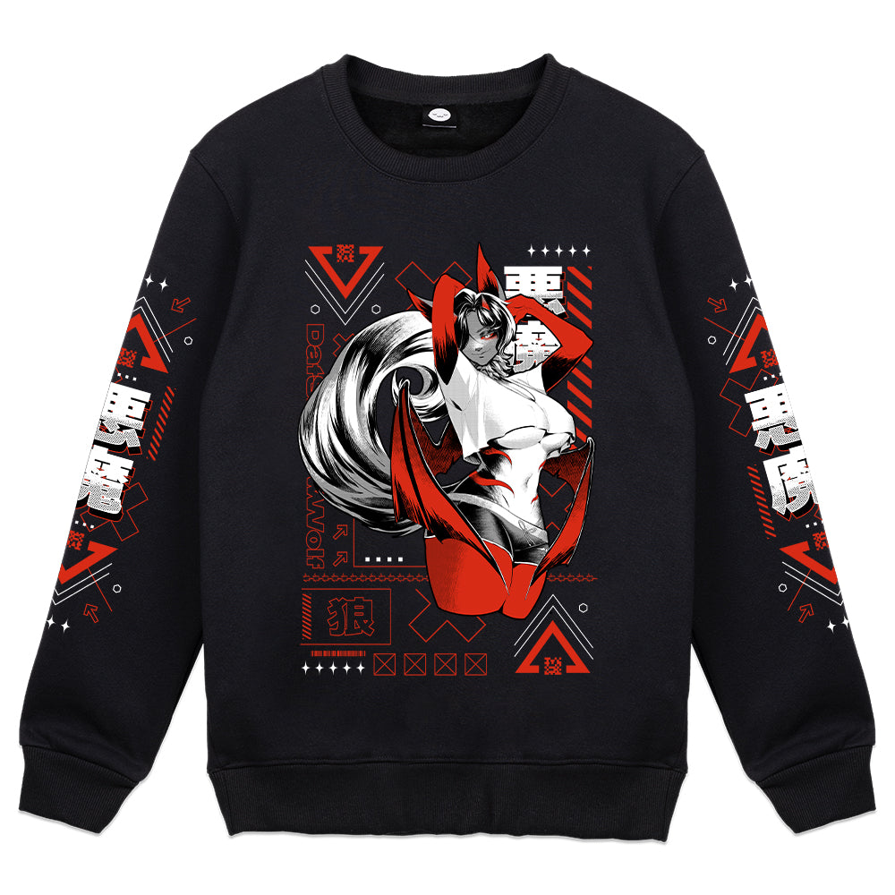 DatShadowWolf 'Howling Night' Crewneck