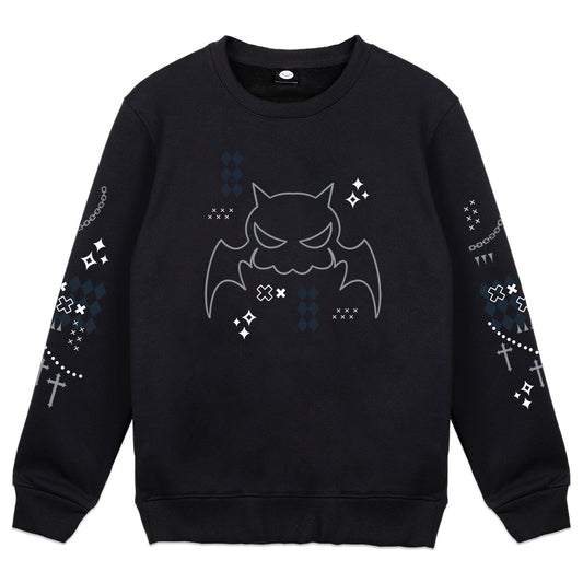 Ekkomori Silver Bat Crewneck