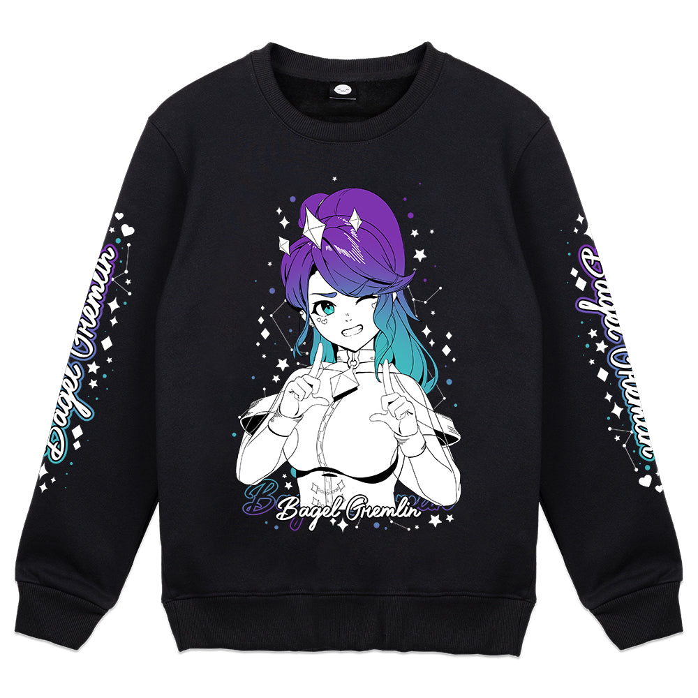 Bagel Gremlin 'Starlit' Crewneck