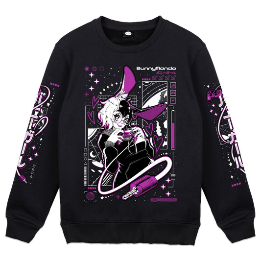 BunnyMando "Heart-Invader" Crewneck
