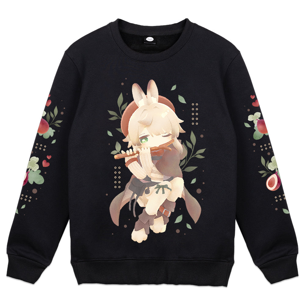 Fig Ficus 'Figgy on the Flute' Crewneck