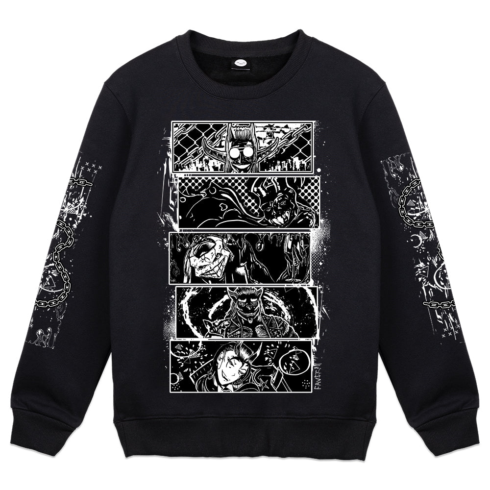 Faust "The Five Faces of Faust" Crewneck