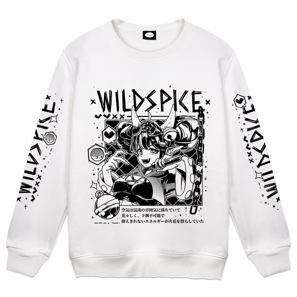 WildSpice 'Hole Queen' White Crewneck