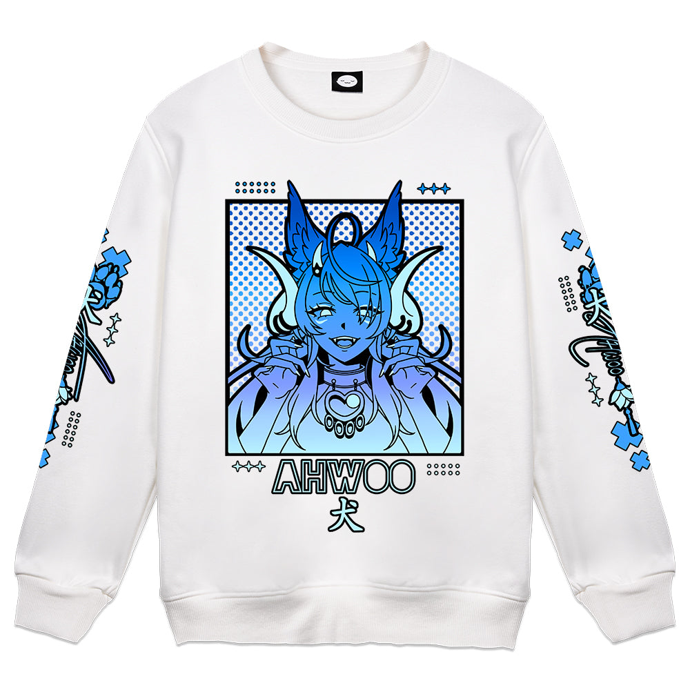 Ahwooinu "Ahwoo" Crewneck - White