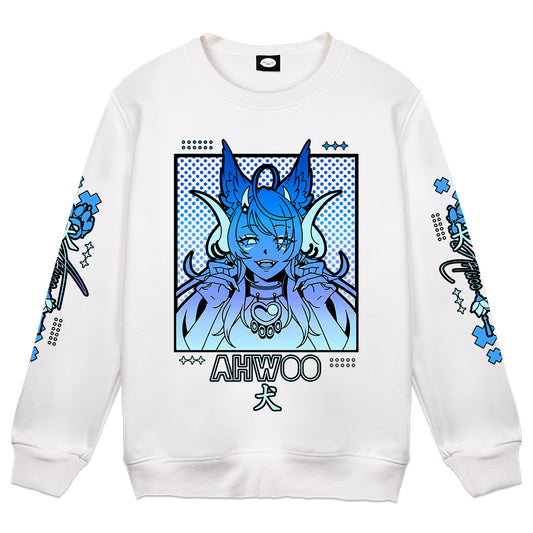 Ahwooinu "Ahwoo" Crewneck - White