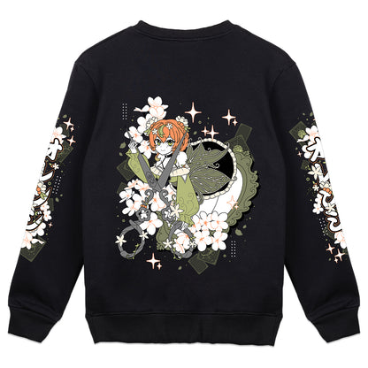 ORENJI ORANE 'Citrus Bloom' Crewneck