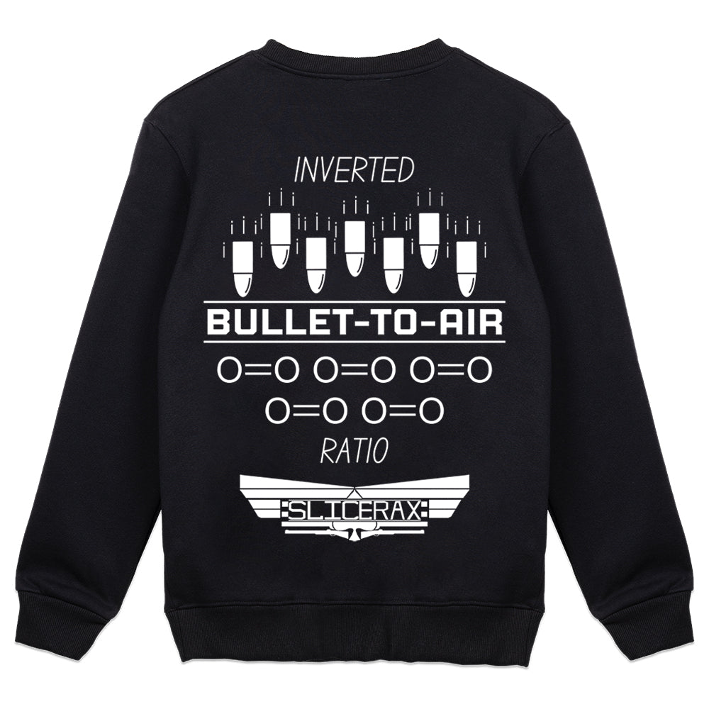 CaptainSlicerax Inverted Bullet to Air Ratio Crewneck
