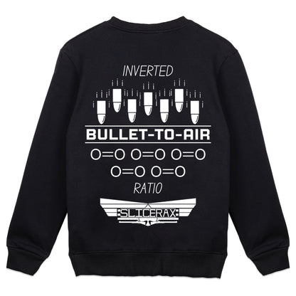 CaptainSlicerax Inverted Bullet to Air Ratio Crewneck