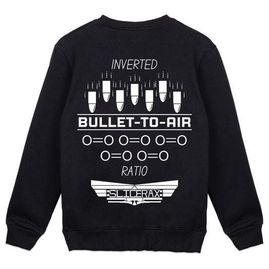 CaptainSlicerax Inverted Bullet to Air Ratio Crewneck