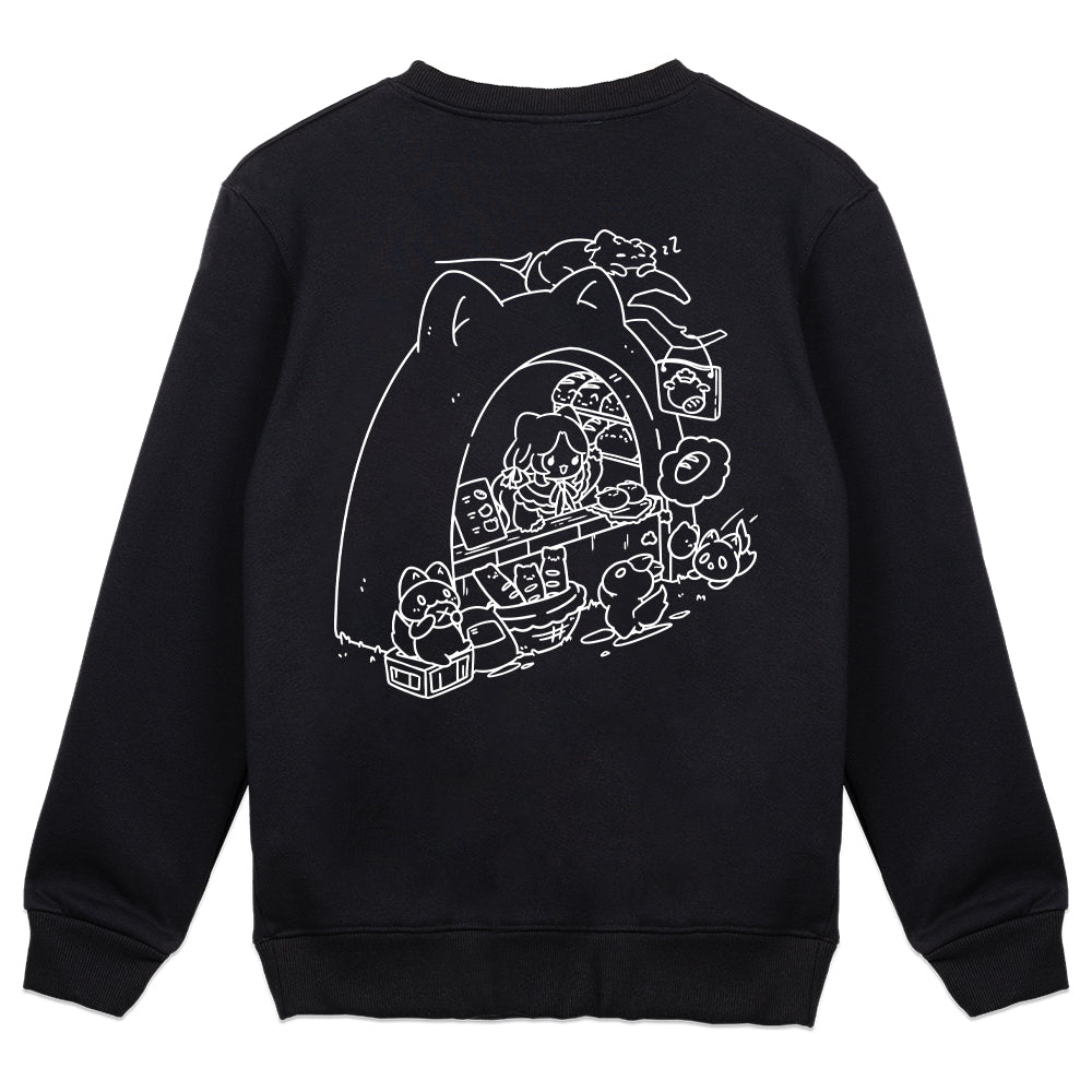 Suirie "Pop-up Bakery - Lines" Crewneck